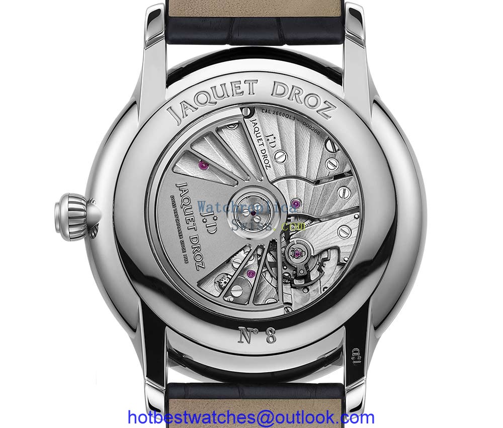 jaquet droz grande seconde moon anthracite caseback closeup