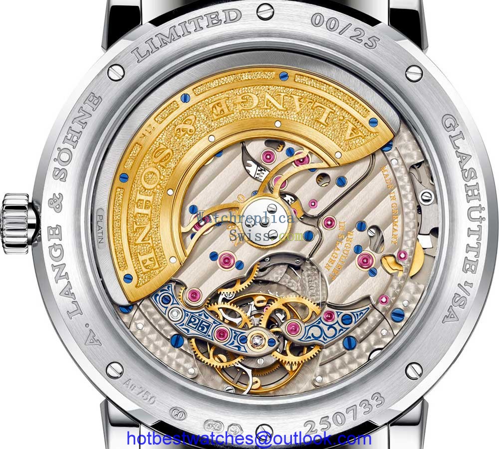 a lange sohne richard lange secondes sautantes caseback closeup