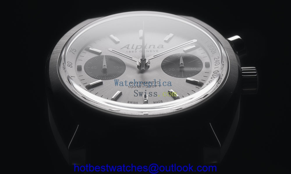 alpina startimer pilot heritage chronograph dark shoot