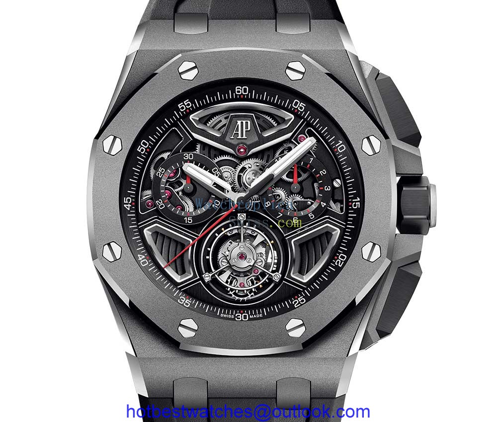 audemars piguet royal oak offshore flying tourbillon closeup