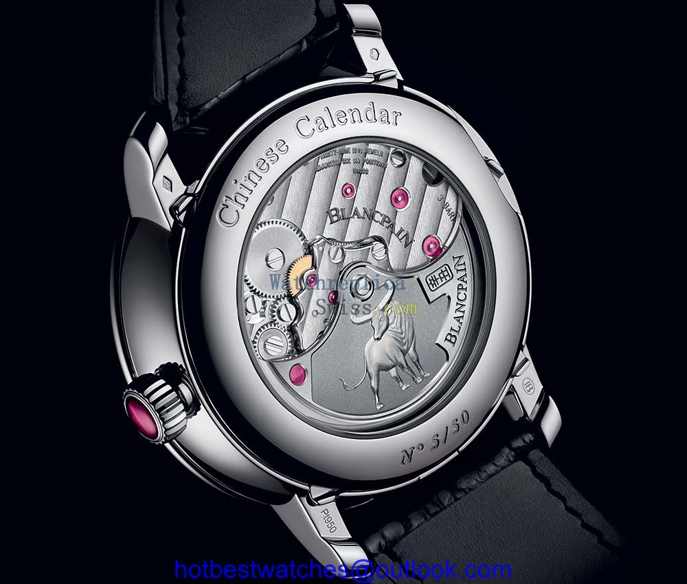 blancpain villeret chinese calendar buffalo caseback