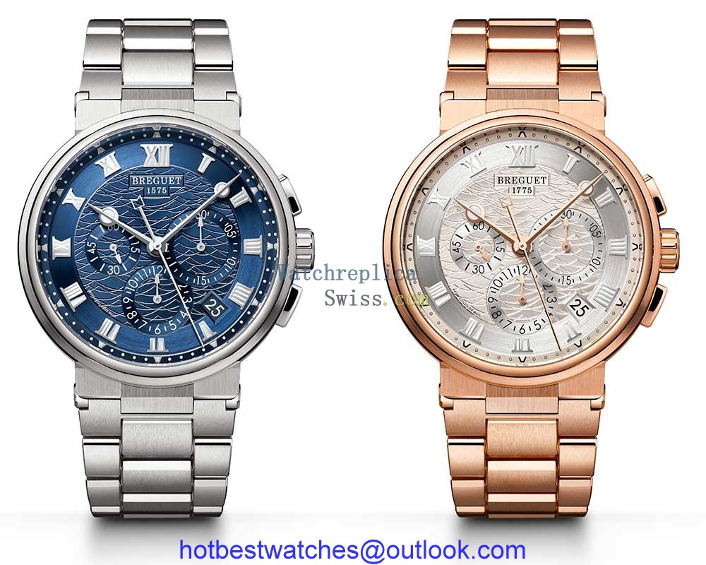 breguet marine chronograph 5527 both version