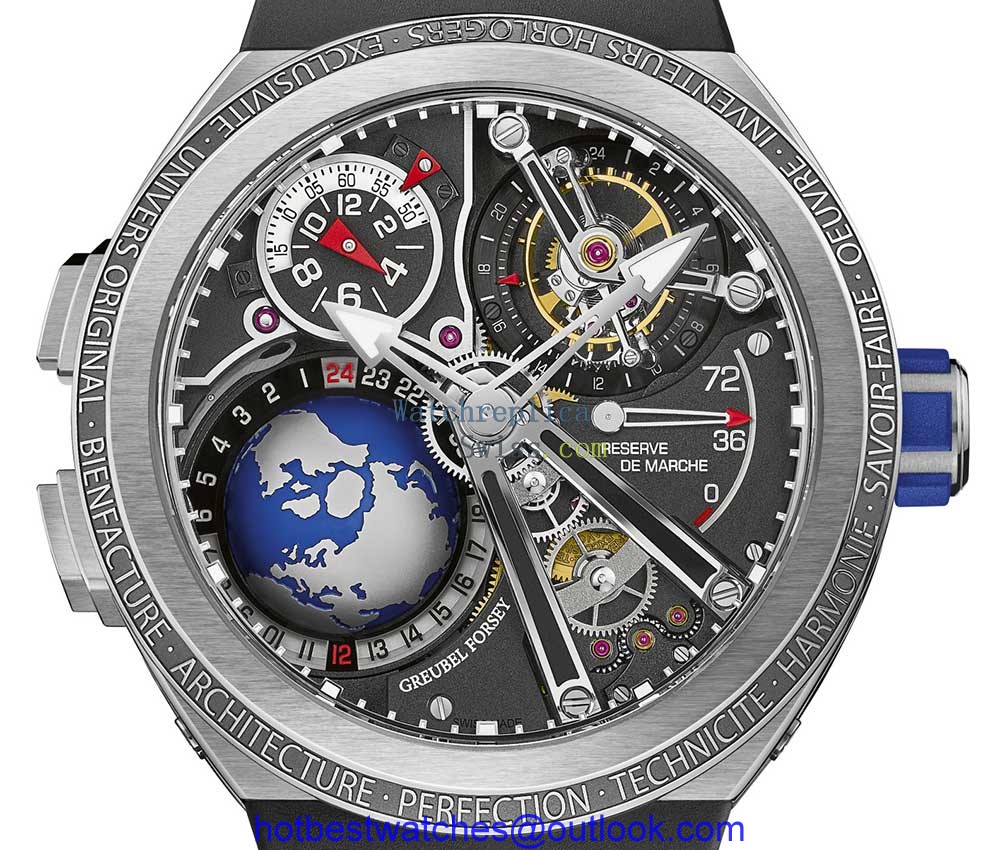 greubel forsey gmt sport closeup