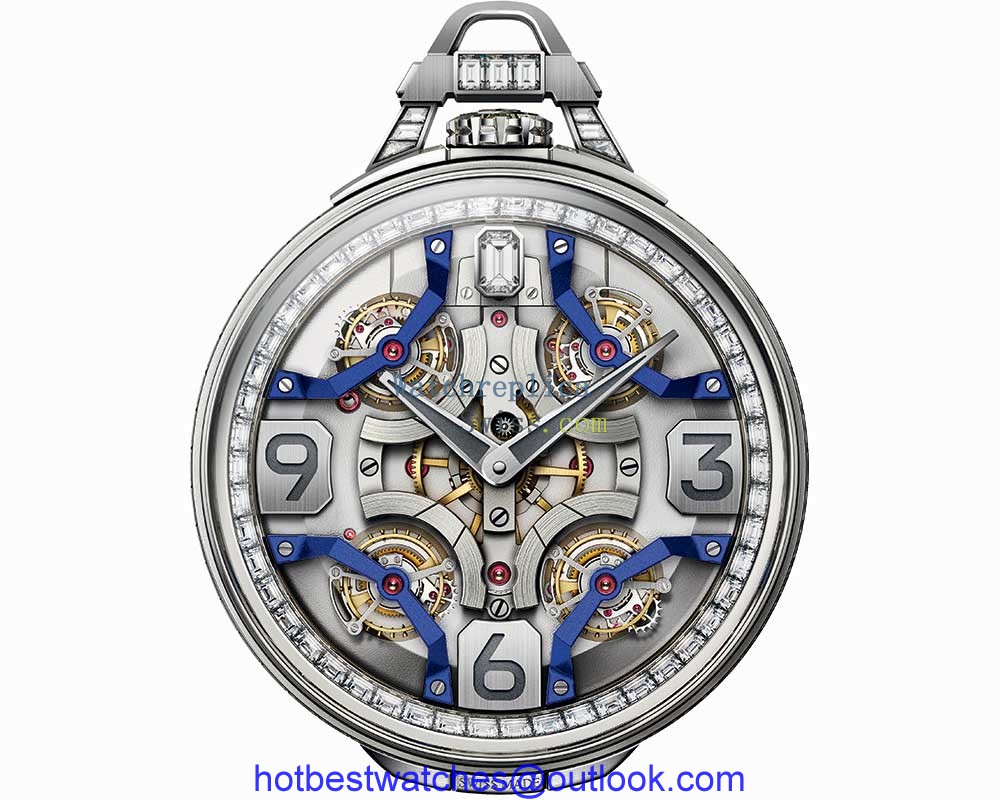 harry winston ultimate quadri tourbillon closeup