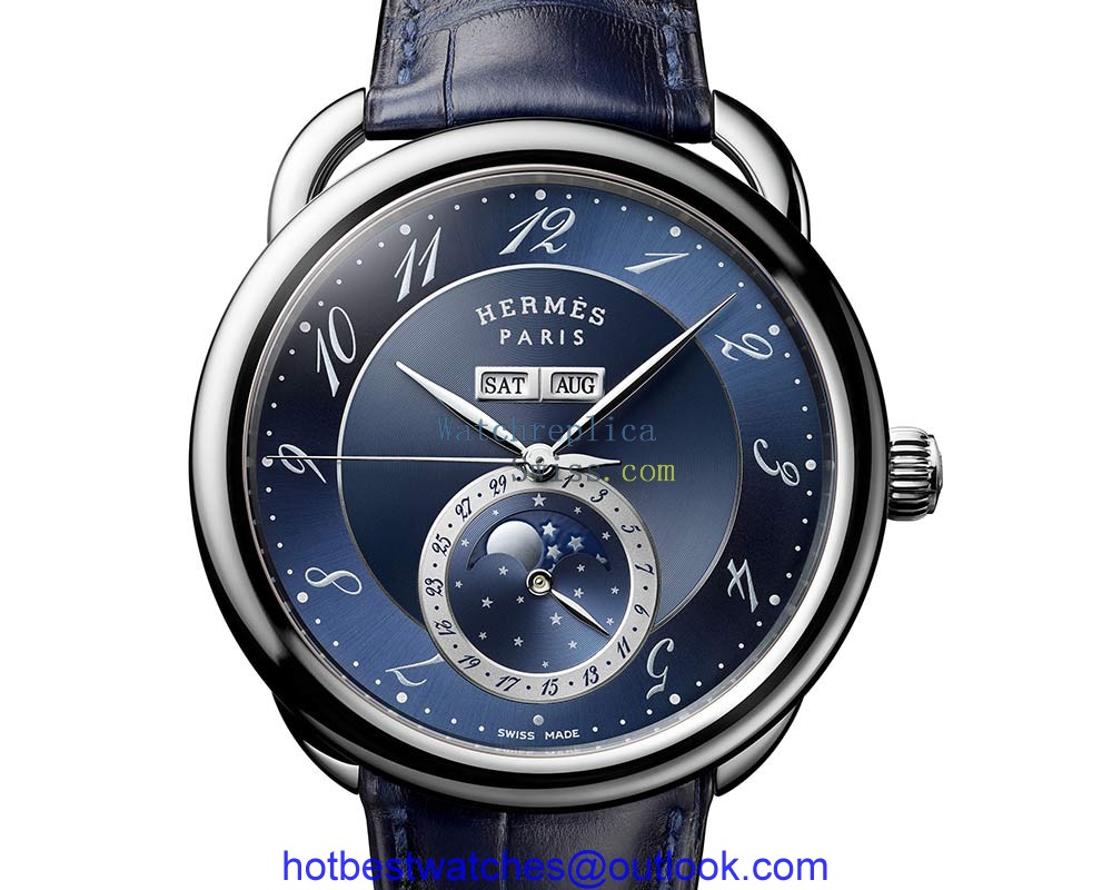 hermes arceau grande lune dial
