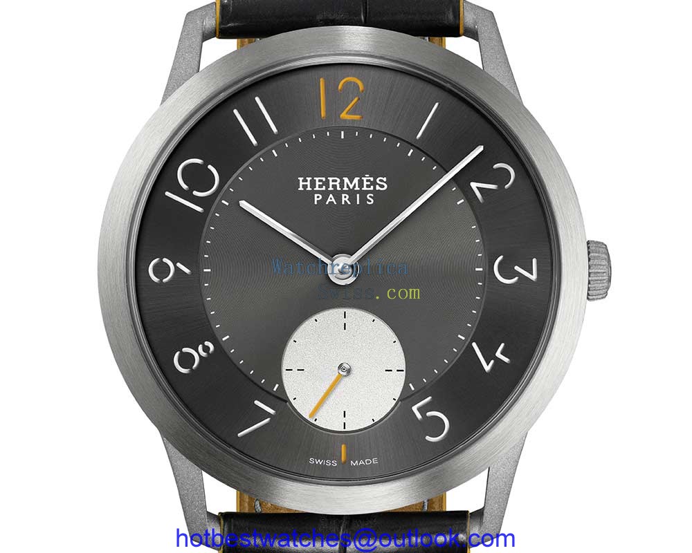 hermes slim titane closeup