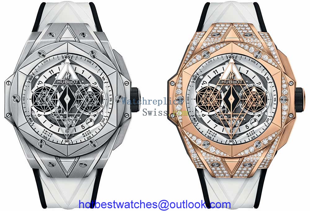 hublot big bang sang bleu 2 white 2 material