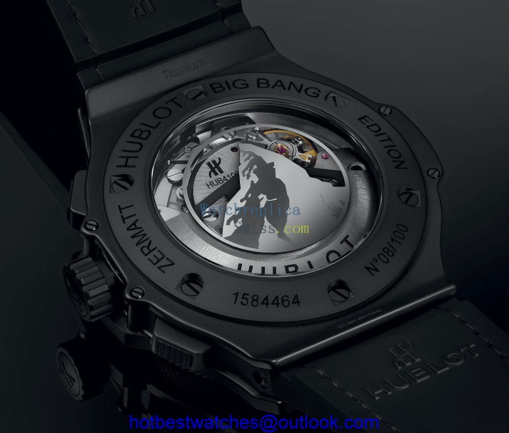 hublot big bang all black zermatt 2022 caseback
