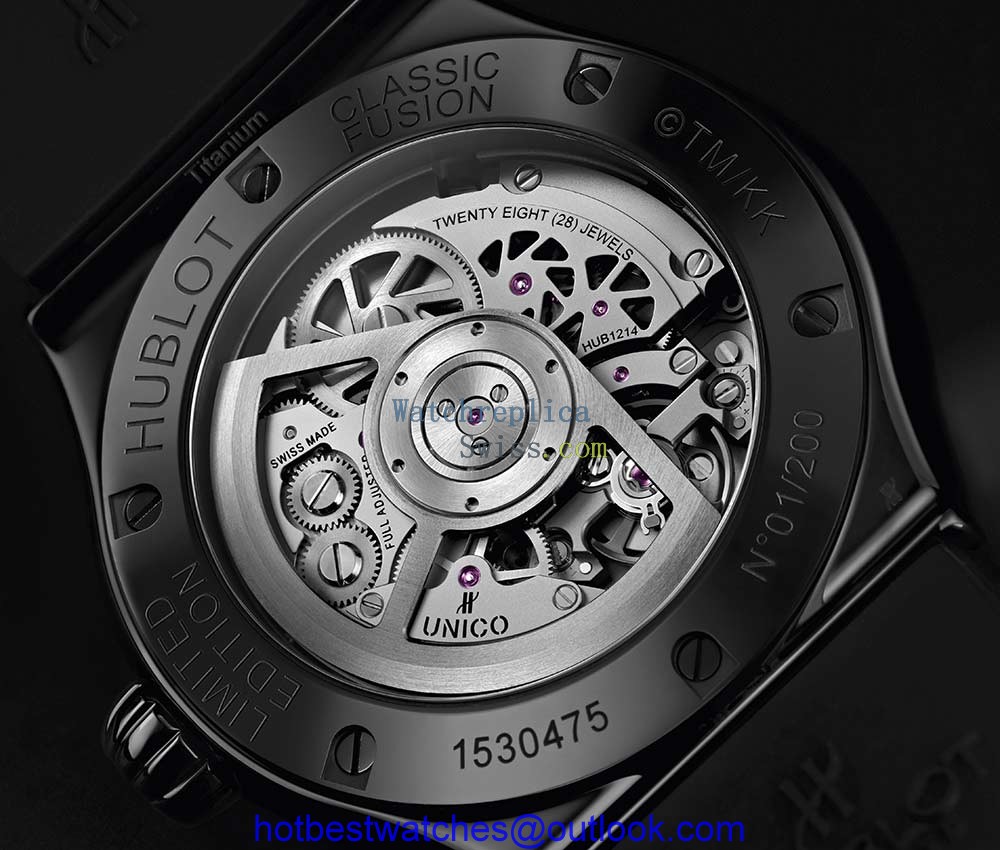 hublot classic fusion takashi murakami all black caseback