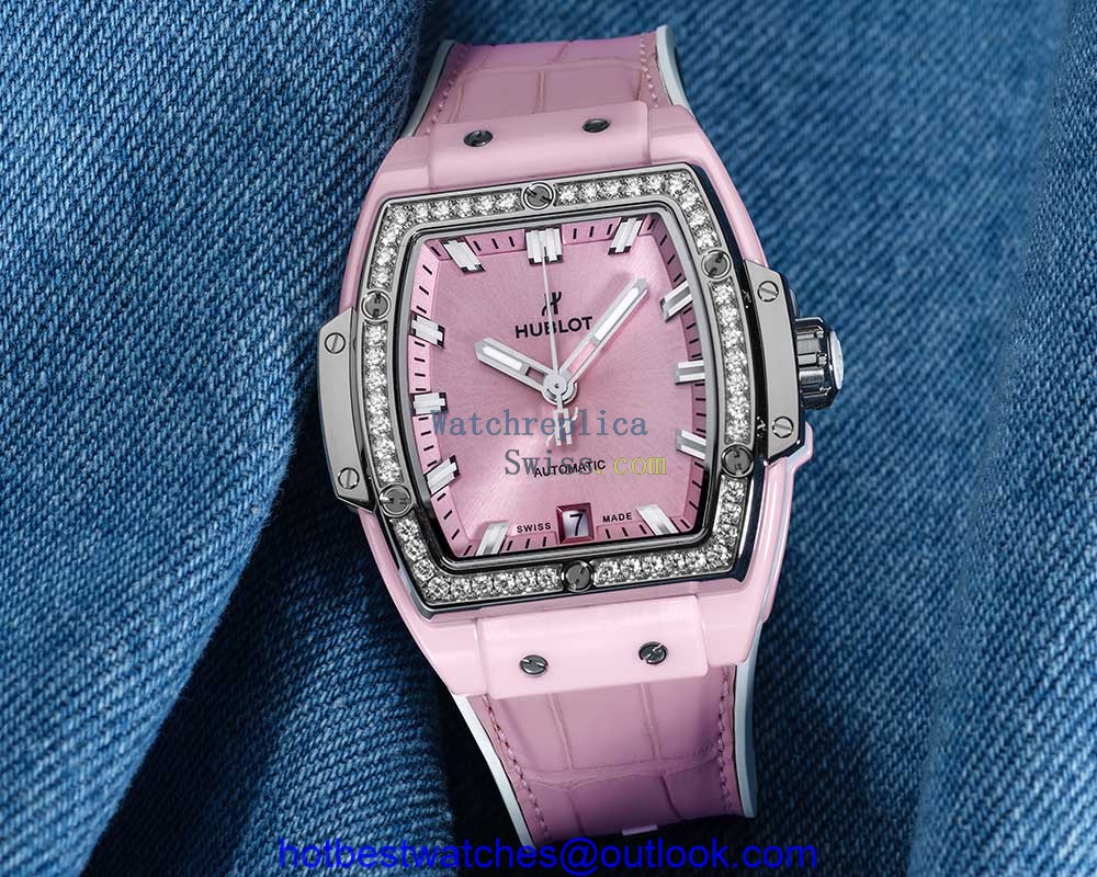 hublot spirit big bang pastel ceramic titanium pink