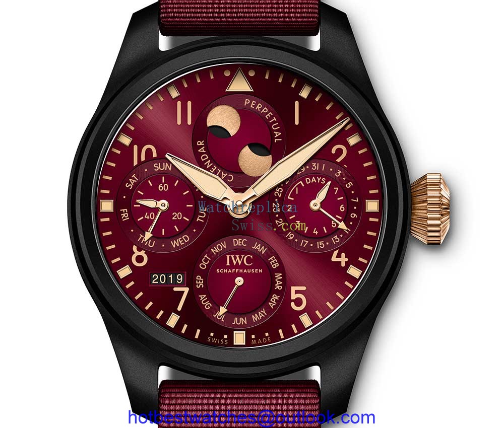 iwc aviateur qp lewis hamilton closeup