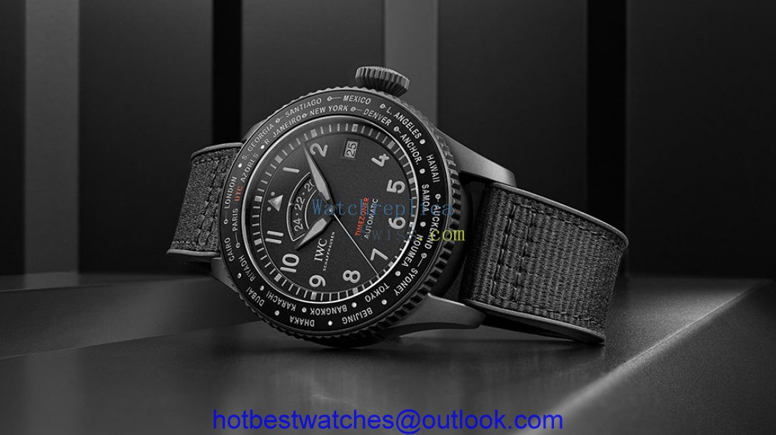 IWC PILOT'S WATCH TIMEZONER? TOP GUN CERATANIUM?