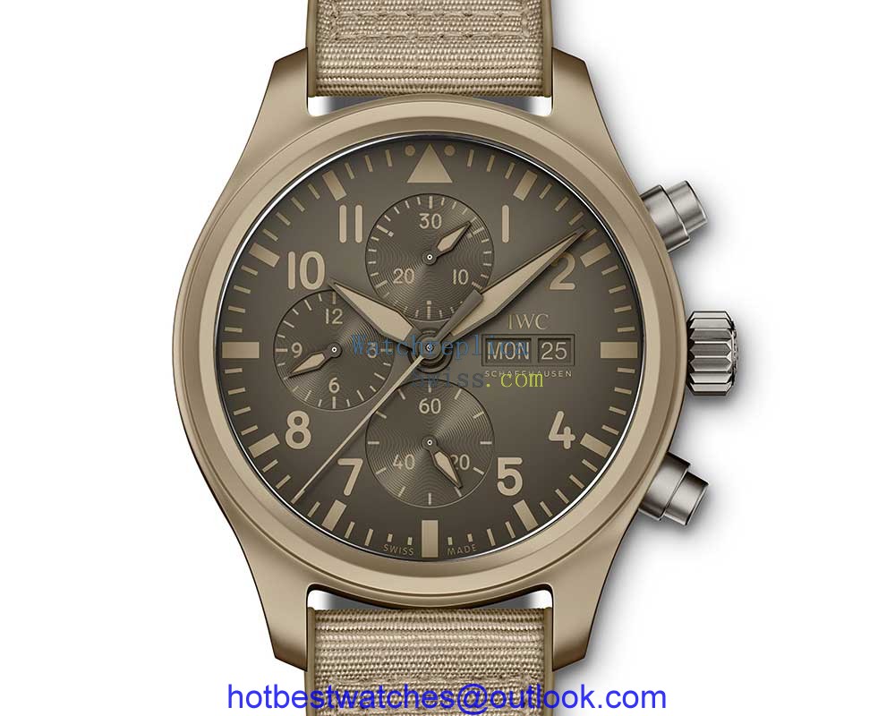 iwc top gun mojave closeup