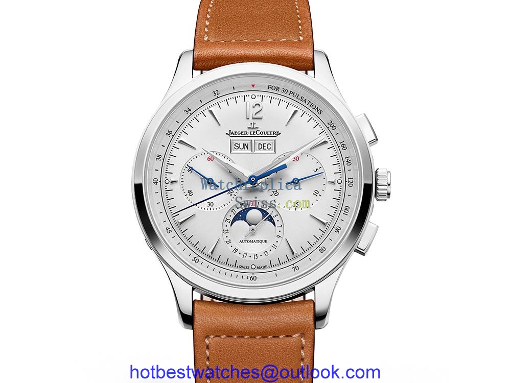 jaeger lecoultre master control chrono calendar front view