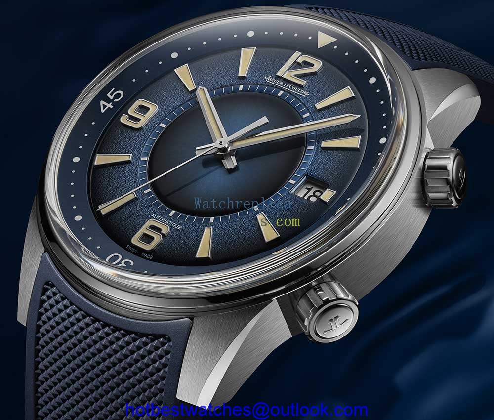 jaeger lecoultre polaris date closeup
