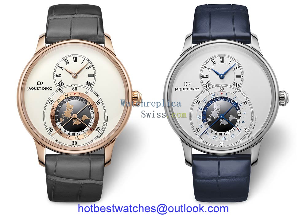jaquet droz grande seconde dual time collection