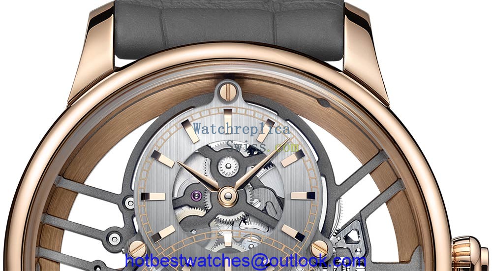 jaquet droz grande seconde skelet one red gold plasma upper dial