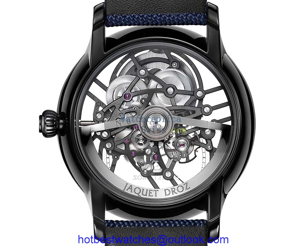 jaquet droz grande seconde skeleton one ceramic caseback