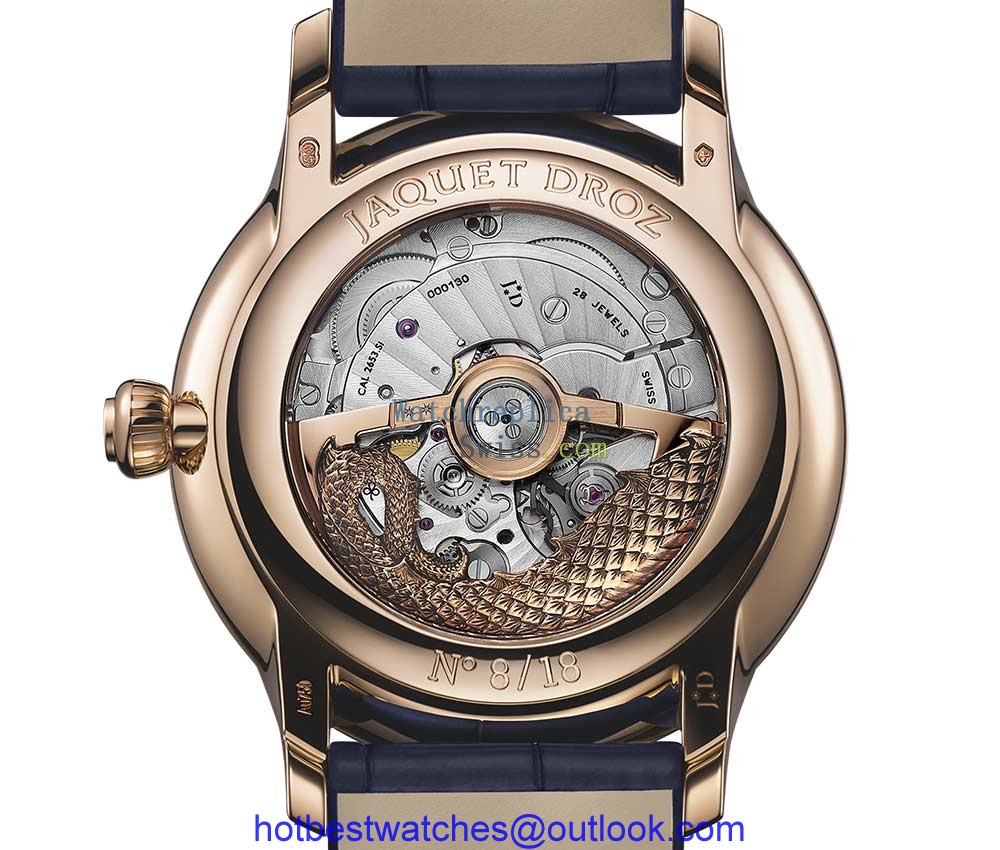 jaquet droz petite heure minute dragon john howe caseback