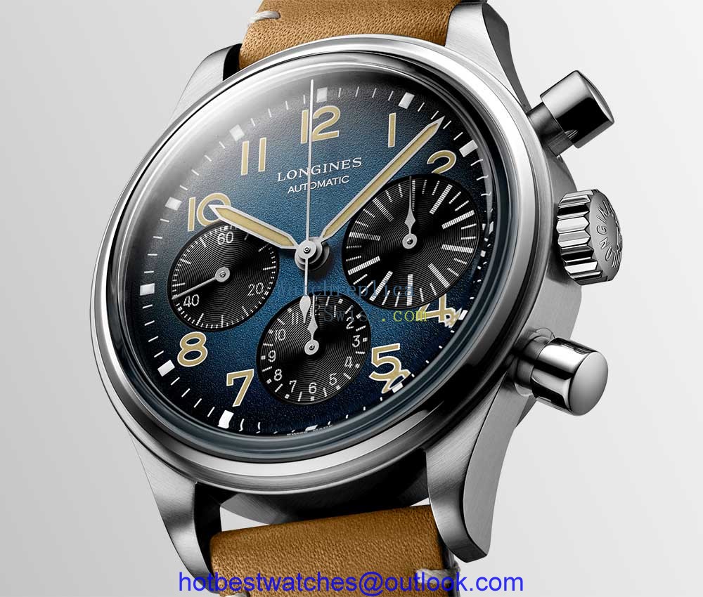 longines avigation big eye 2021 closeup