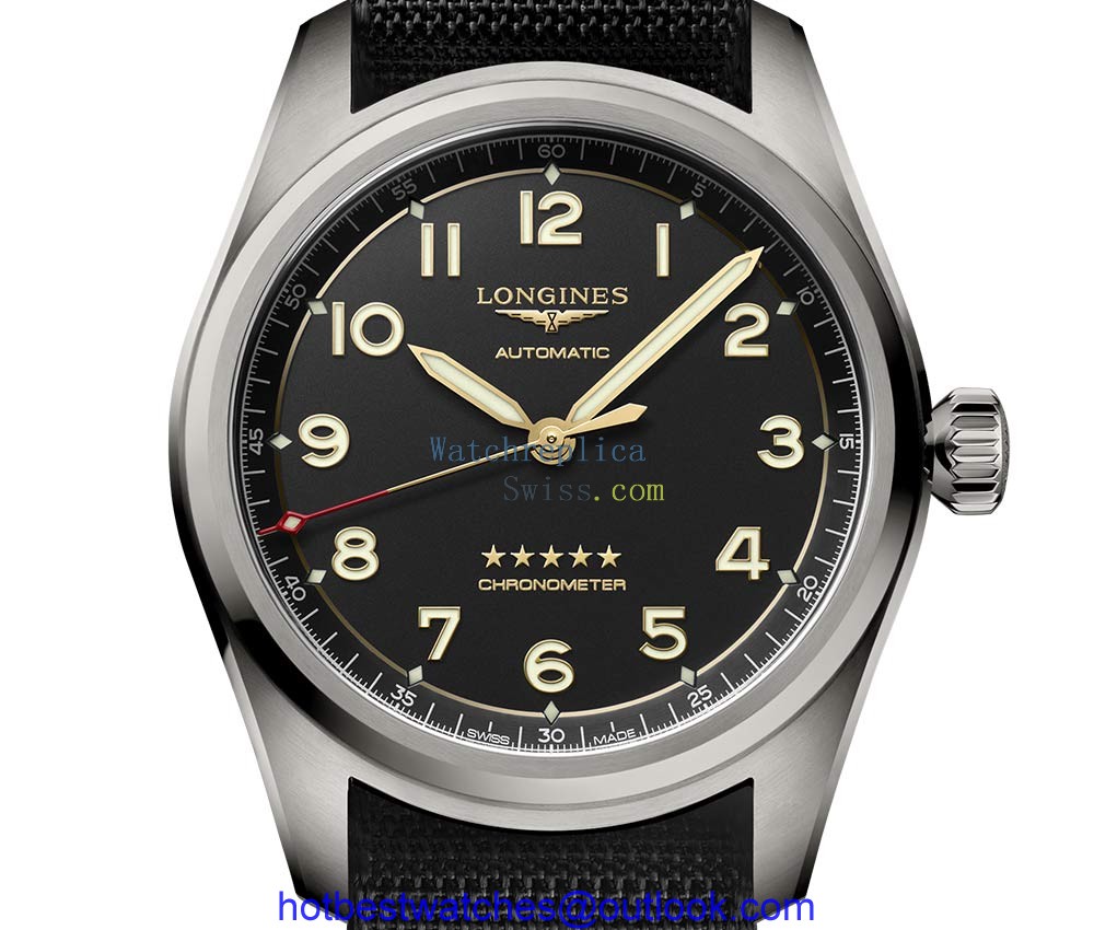 longines spirit titanium front dial