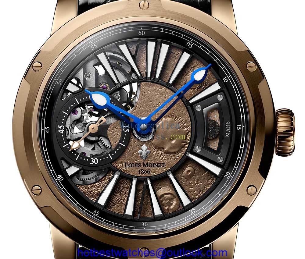 louis moinet mars closeup