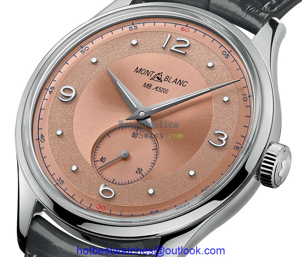montblanc heritage small seconds limited closeup