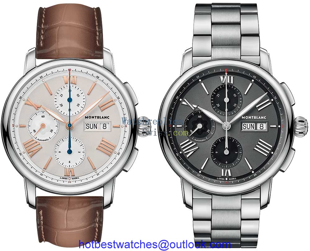 montblanc star legacy chrono day date both