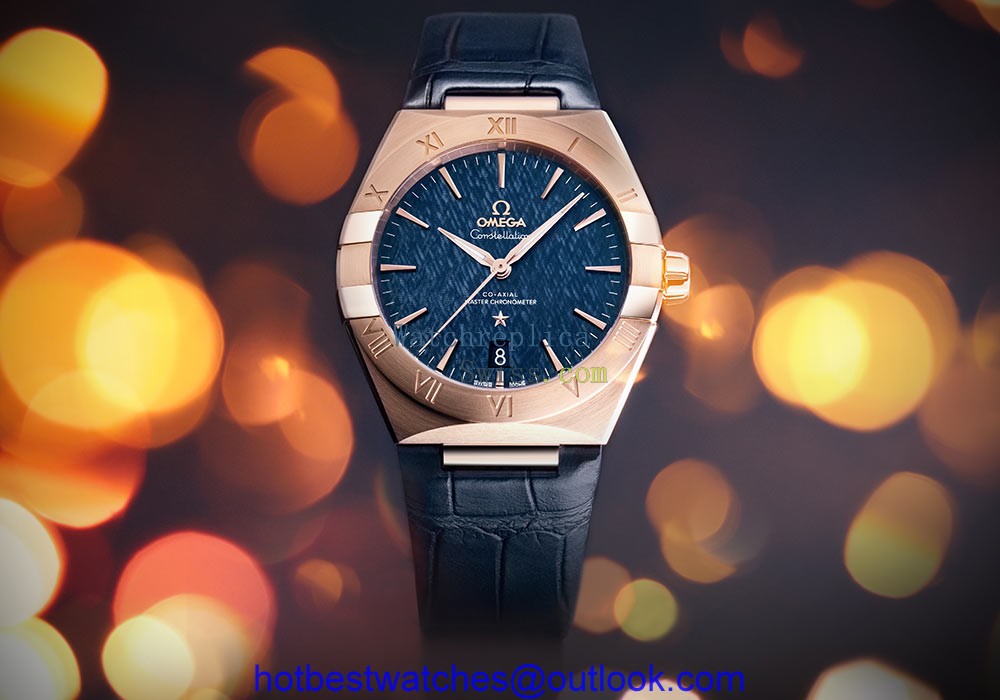 omega constellation 2020 blue