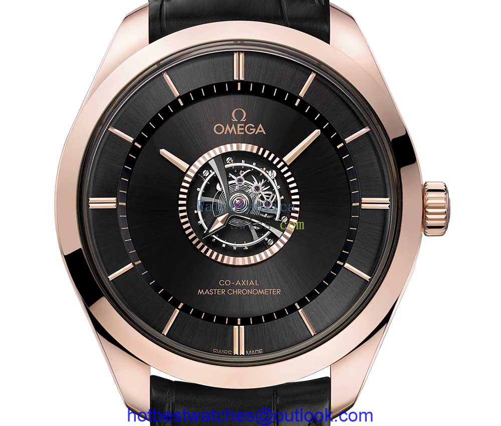 omega deville tourbillon master chronometer closeup