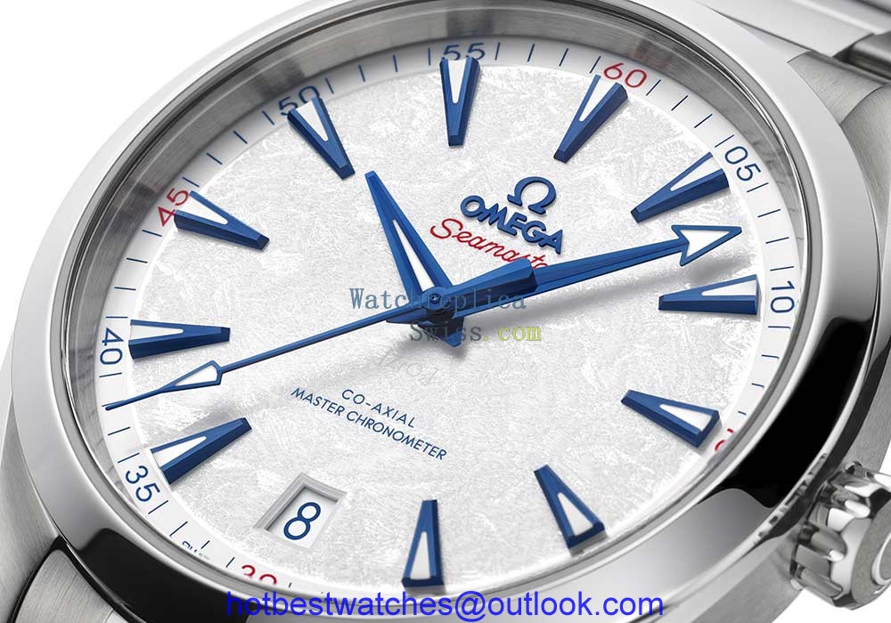 omega seamaster aqua terra beijing 2022 closeup