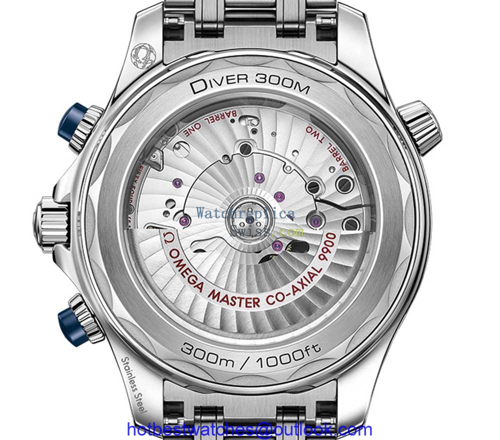 omega seamaster diver 300m chrono caseback