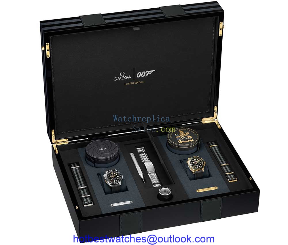 omega seamaster diver 300m james bond limited set box