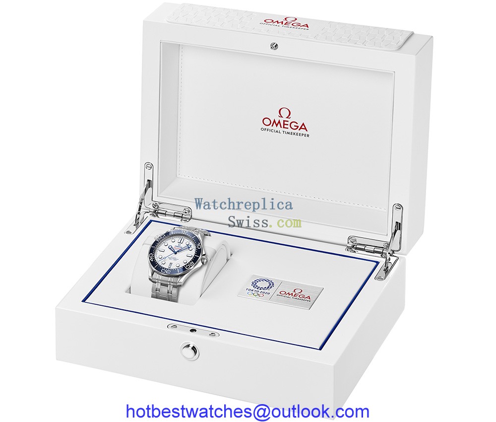 omega seamaster diver 300m tokyo 2020 set box