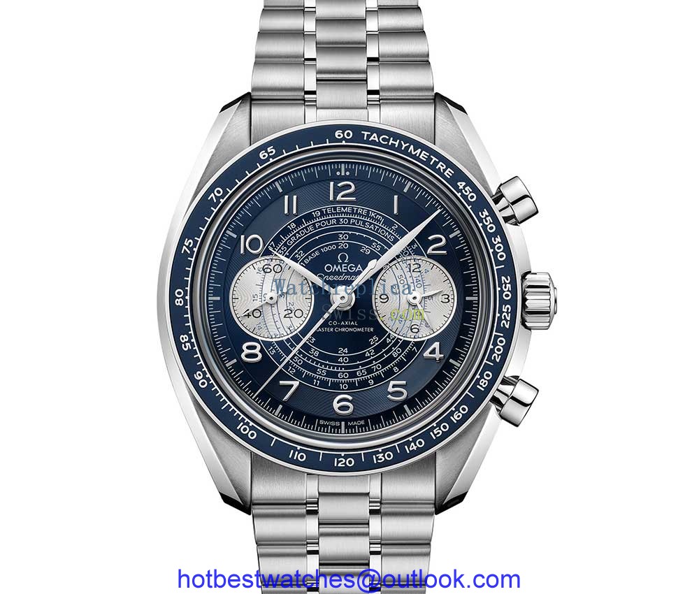omega speedmaster chronoscop blu dial