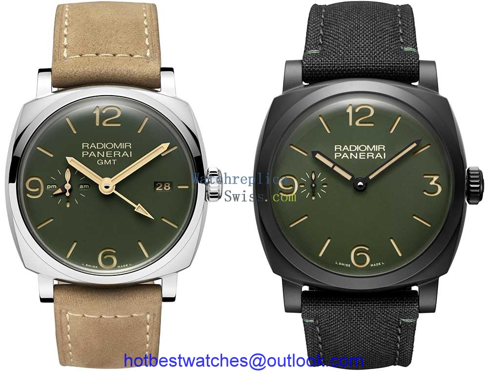 panerai radiomir green 2019 2 models