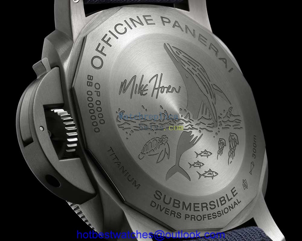 panerai submersible mike horn edition caseback