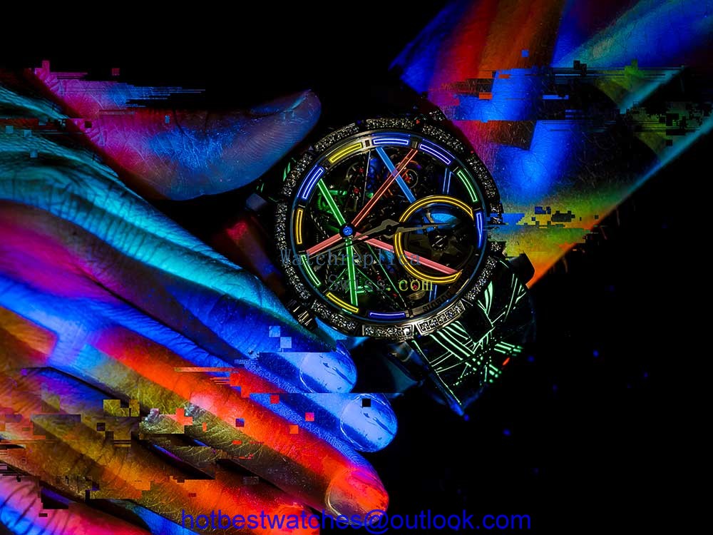 roger dubuis excalibur blacklight painting