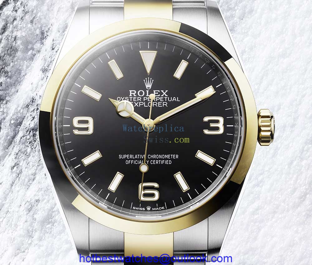 rolex explorer 2021 closeup