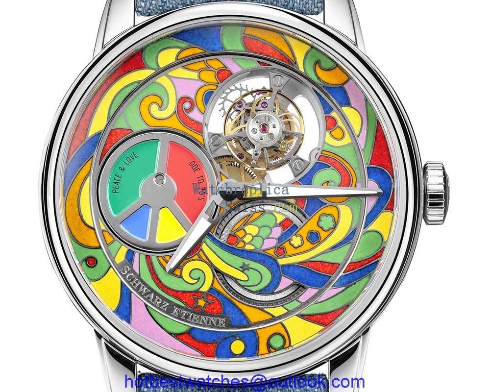 schwartz etienne ode 70 dial closeup