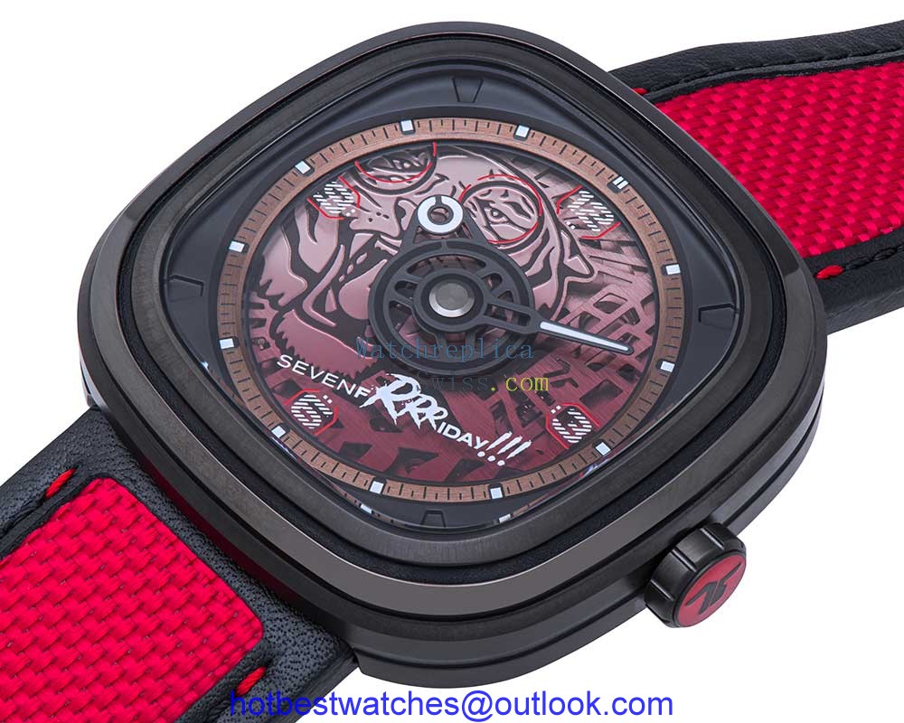 seven friday t tiger red