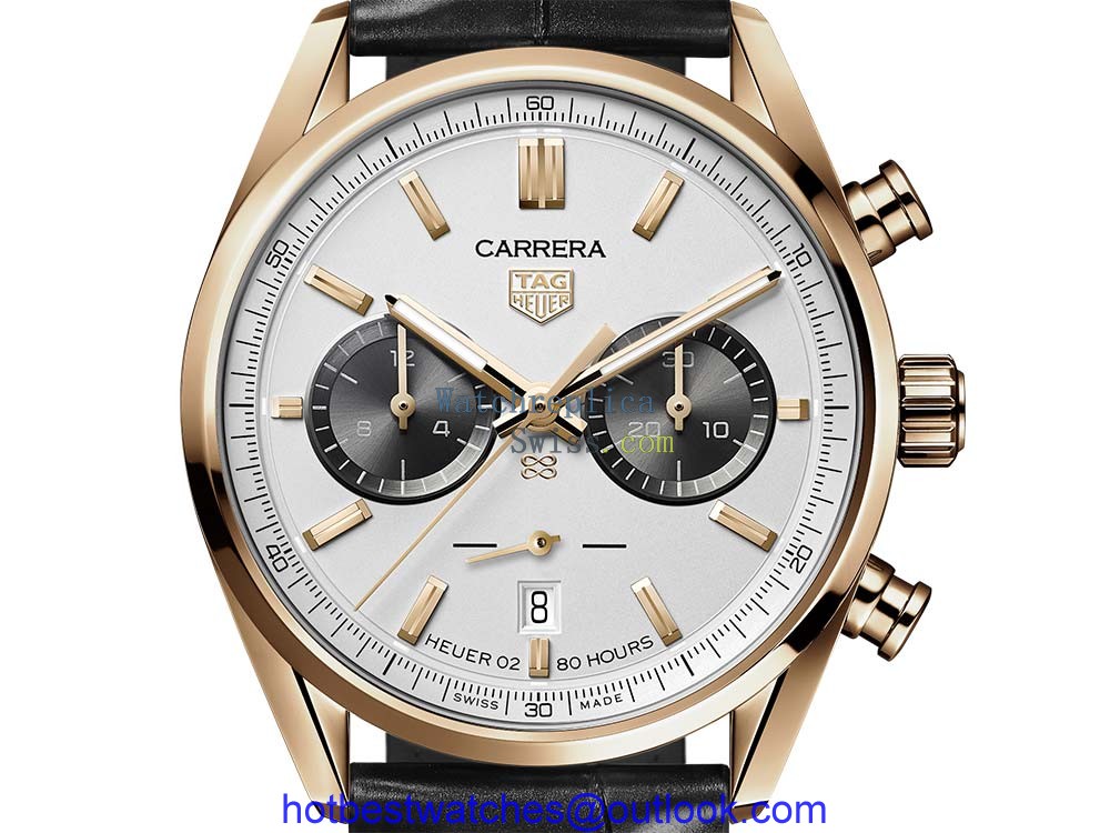 tag heuer carrera chrono jack heuer anniversary 2020 closeup
