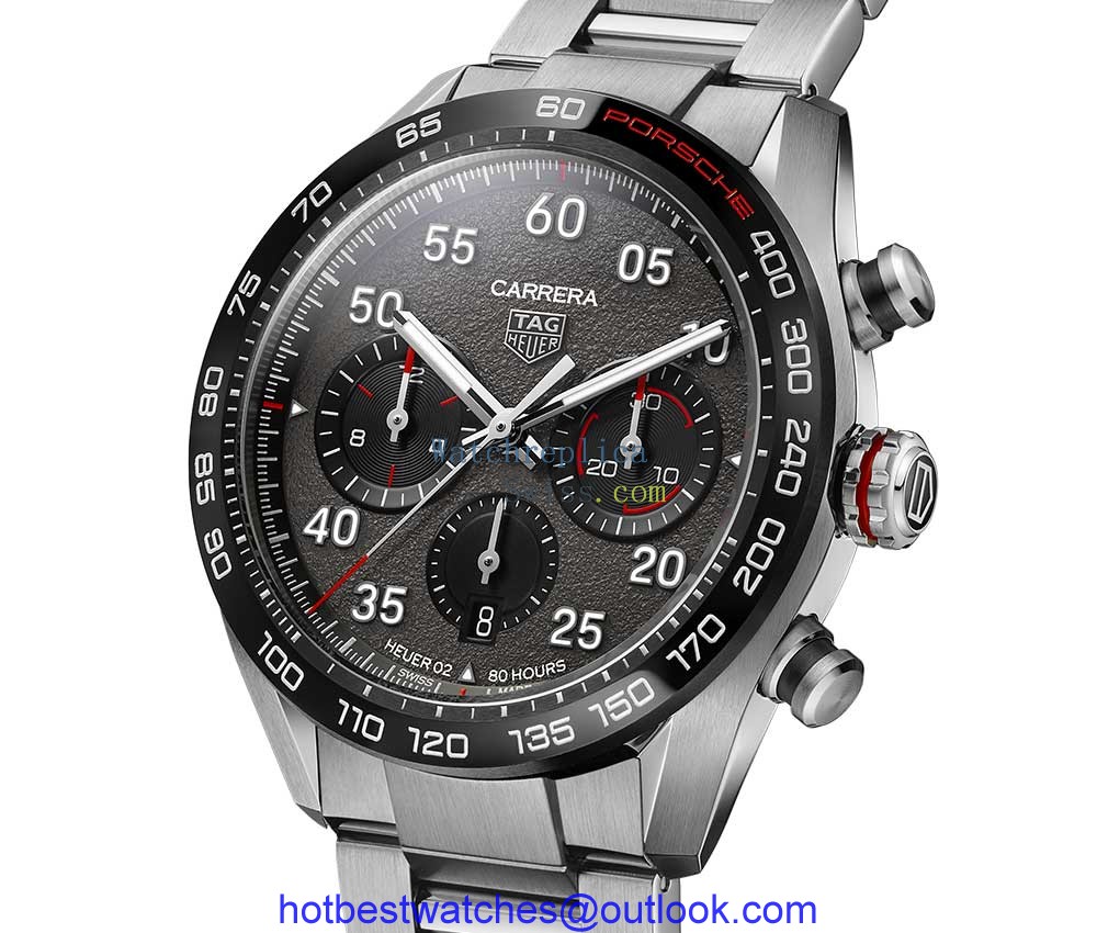 tag heuer chrono carrera porsche closeup