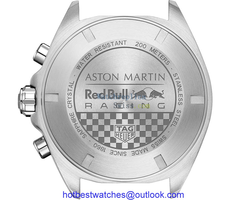 tag heuer formula aston martin red bull caseback