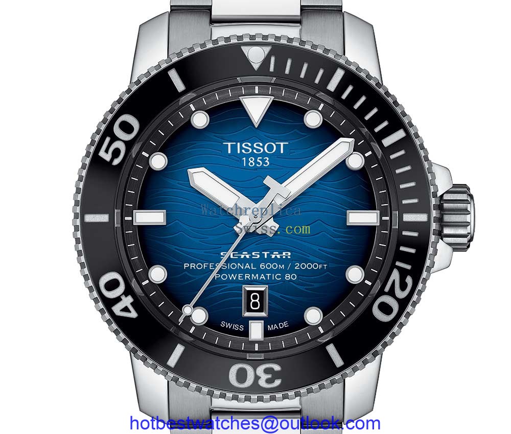 tissot seastar 2000 professional closeup