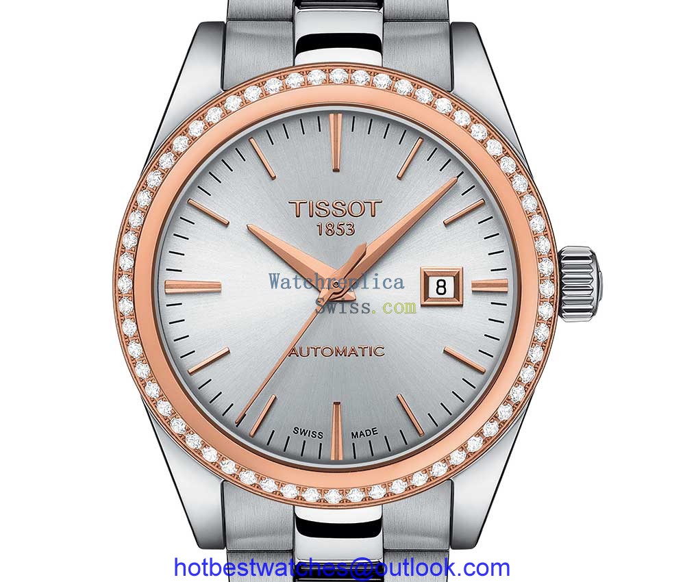 tissot t my lady closeup