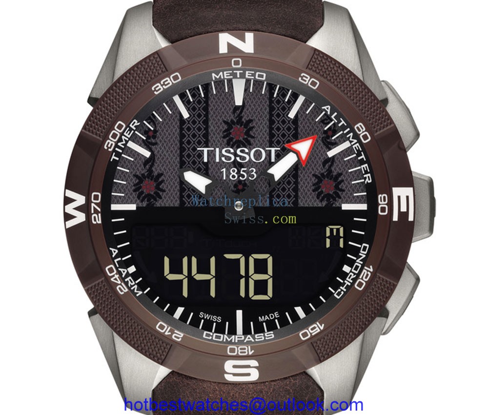 tissot t touch expert solar 2 swiss edition closeup