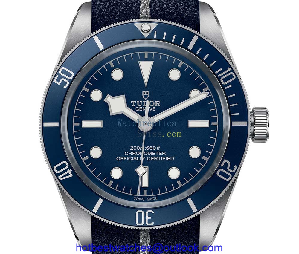 tudor black bay fifty eight navy blue closeup