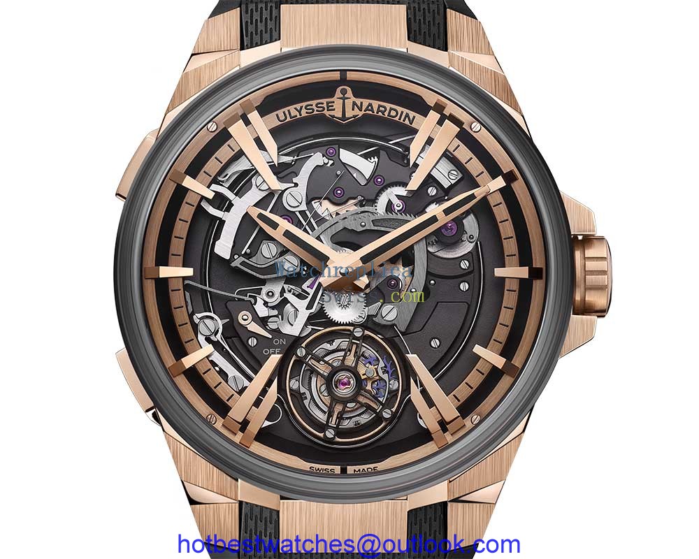 ulysse nardin blast hourstriker front closeup