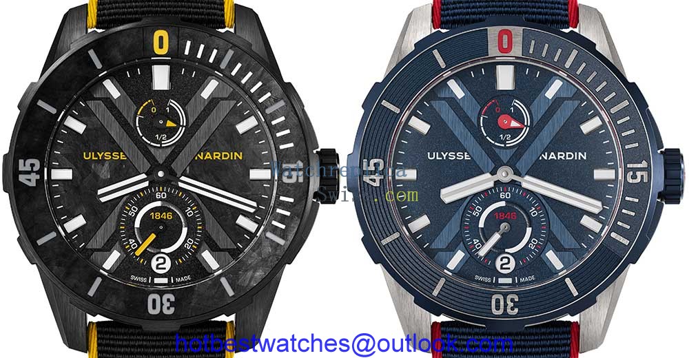 ulysse nardin diver x cap horn nemo point both dials